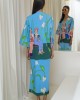 Aenao Three Green Kimono/Φόρεμα Aenao Three Green Kimono/Φόρεμα
