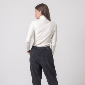 Aggel Rib Ivory Ζιβάγκο Πουλόβερ