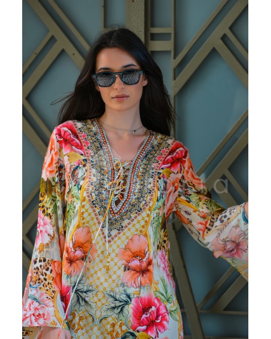 Aisha Dress Aisha Long Capo Verde Φόρεμα
