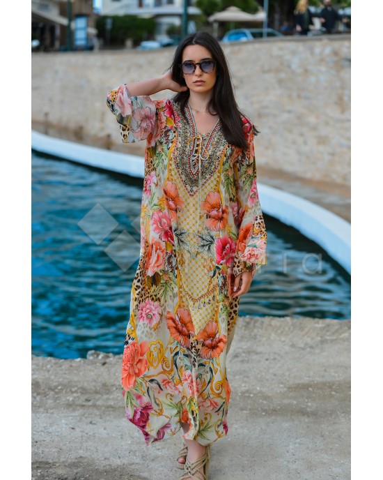 Aisha Dress Aisha Long Capo Verde Φόρεμα
