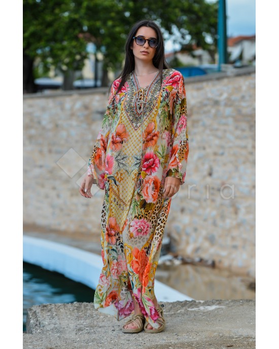 Aisha Dress Aisha Long Capo Verde Φόρεμα