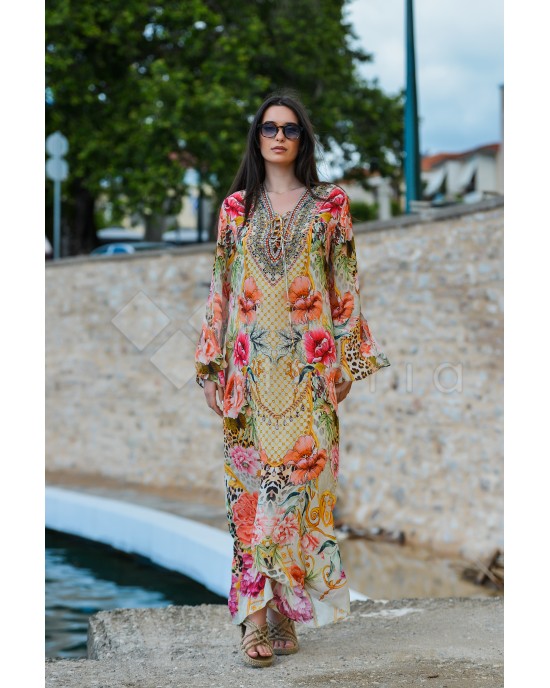 Aisha Dress Aisha Long Capo Verde Φόρεμα