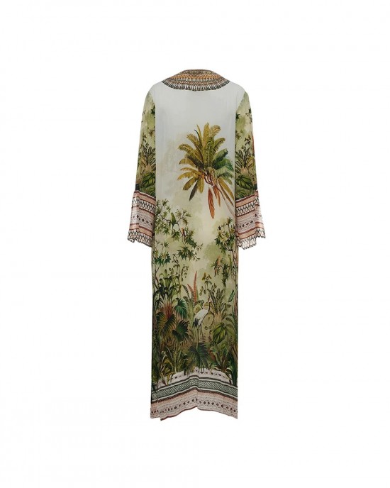 Aisha Dress Aisha Long Green Jungle Φόρεμα/Καφτάνι