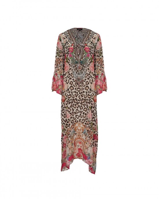 Aisha Dress Aisha Long Leopard Φόρεμα/Καφτάνι