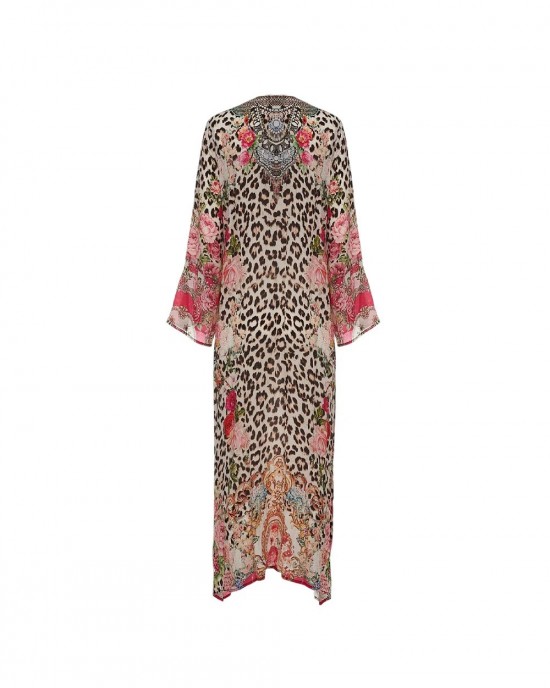 Aisha Dress Aisha Long Leopard Φόρεμα/Καφτάνι