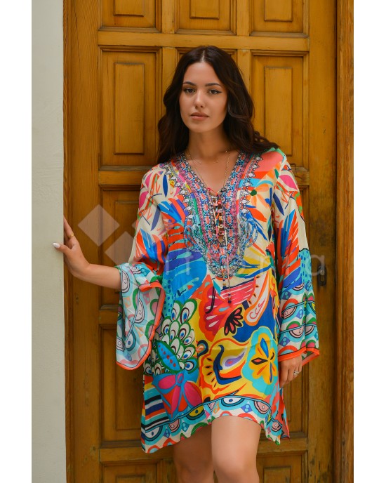 Aisha Dress Aisha Short Abstract Φόρεμα