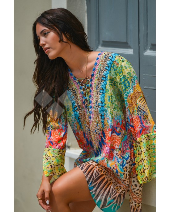 Aisha Dress Aisha Short Paradise Φόρεμα