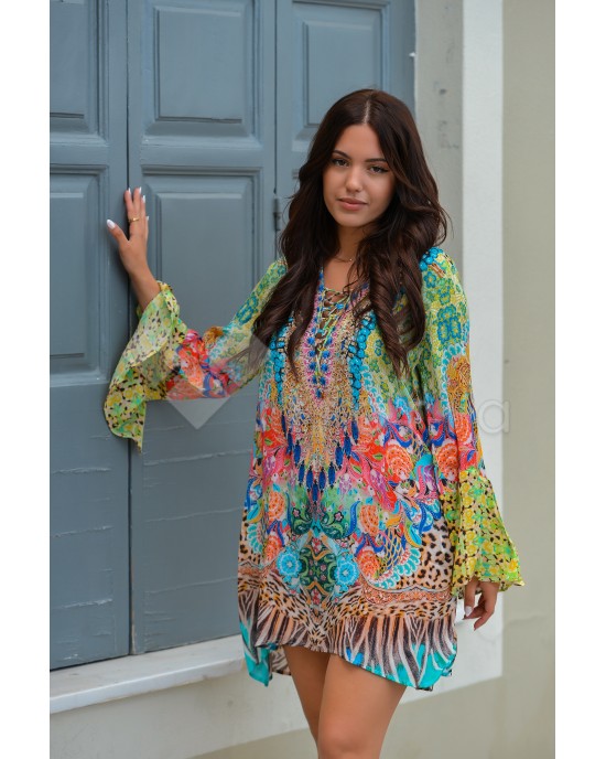 Aisha Dress Aisha Short Paradise Φόρεμα