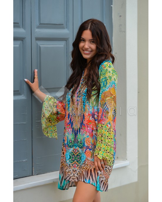 Aisha Dress Aisha Short Paradise Φόρεμα