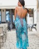 Aisha Hi Lo Dress Long Azure Φόρεμα