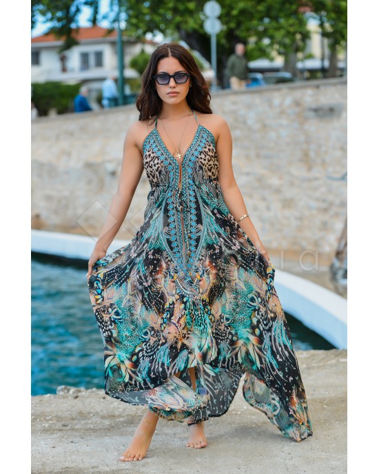Aisha Hi Lo Dress Long Goa Φόρεμα