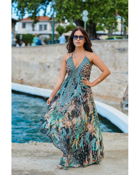 Aisha Hi Lo Dress Long Goa Φόρεμα