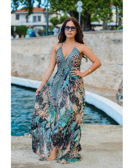 Aisha Hi Lo Dress Long Goa Φόρεμα