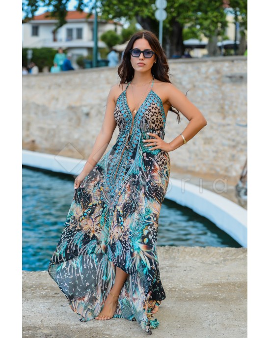Aisha Hi Lo Dress Long Goa Φόρεμα