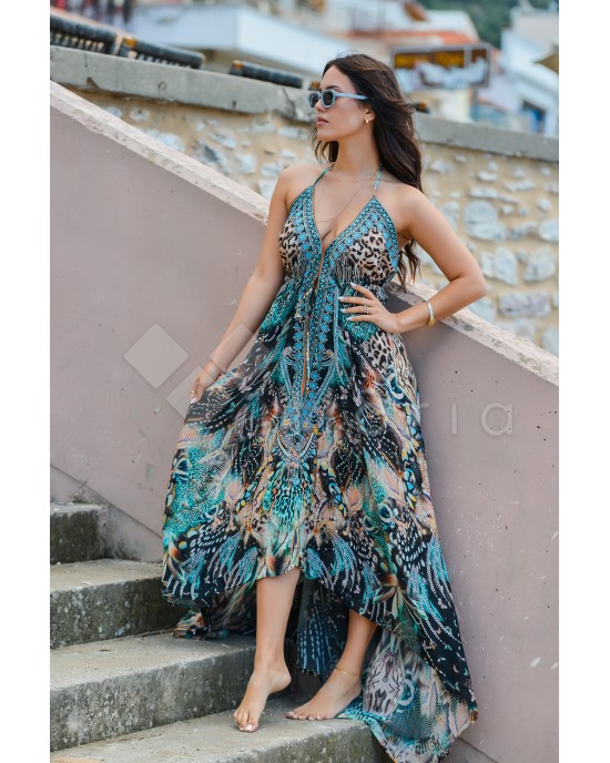 Aisha Hi Lo Dress Long Goa Φόρεμα