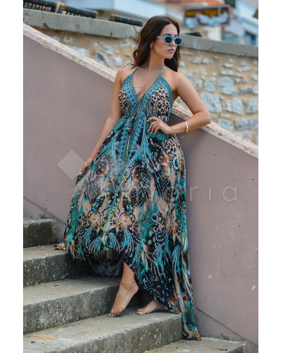 Aisha Hi Lo Dress Long Goa Φόρεμα