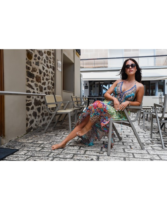 Aisha Hi Lo Dress Long Paradise  Φόρεμα
