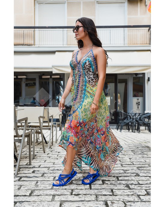 Aisha Hi Lo Dress Long Paradise  Φόρεμα