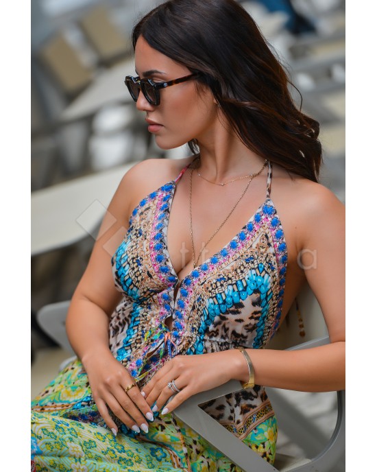 Aisha Hi Lo Dress Long Paradise  Φόρεμα