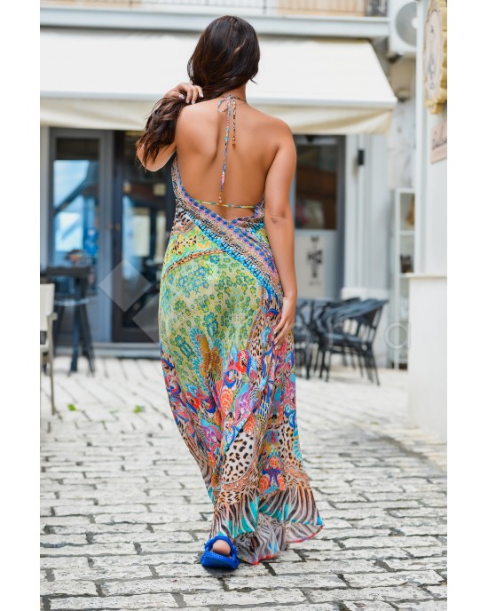 Aisha Hi Lo Dress Long Paradise  Φόρεμα