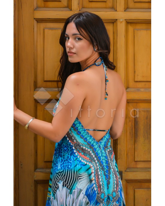 Aisha Hi Lo Dress Short Wild Φόρεμα