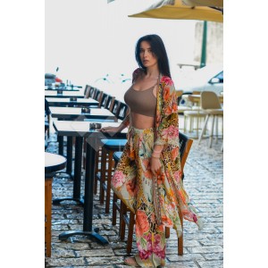 Aisha Kimono Nayla Long Capo Verde Κιμονό