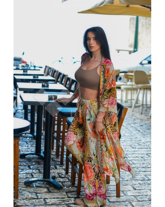 Aisha Kimono Nayla Long Capo Verde Κιμονό