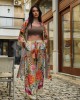 Aisha Kimono Nayla Long Capo Verde Κιμονό