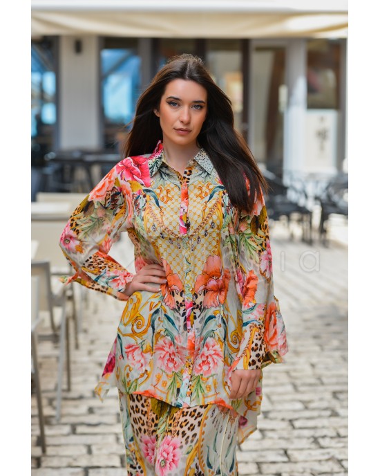 Aisha Oriana Shirt Short Capo Verde Πουκάμισο