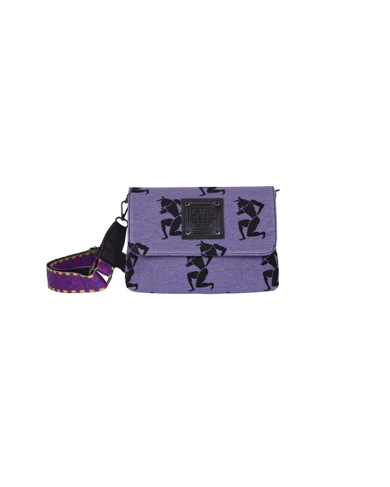 Ames Velos Mino Purple Τσάντα Ώμου Χιαστί
