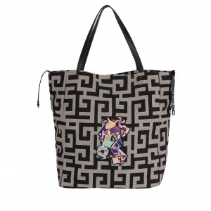 Ames Nostos 3D MIno Stripes Beige Τσάντα Ώμου