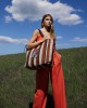 Ames Nostos 3D MIno Stripes Orange Τσάντα Ώμου