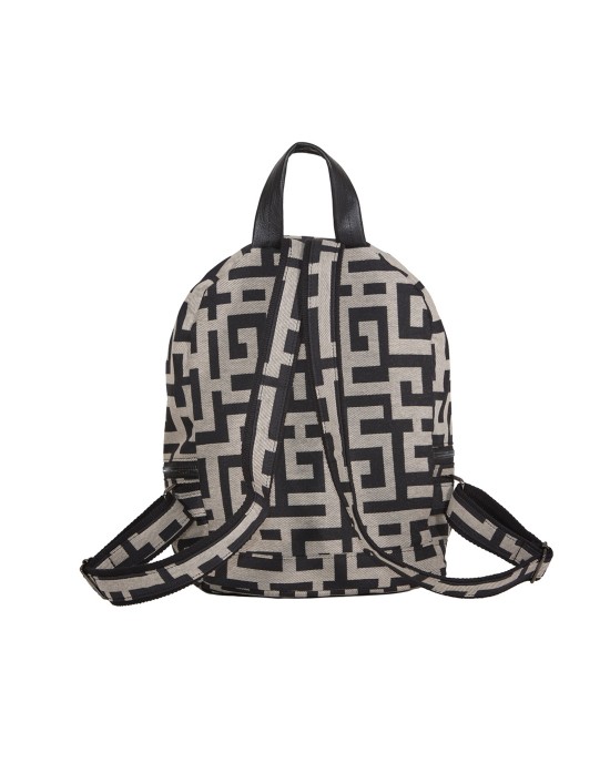 Ames Olyfos Medium Beige Black Τσάντα Πλάτης
