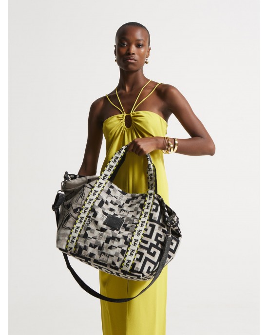 Ames Theros Multi Mino Beige Τσάντα Ώμου