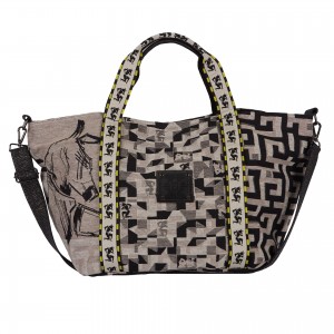 Ames Theros Multi Mino Beige Τσάντα Ώμου