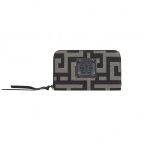 Ames Wallet Large Pouro Black Πορτοφόλι Ames Wallet Large Pouro Black Πορτοφόλι