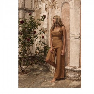 Ananke Ghinga Gold Παντελόνι 