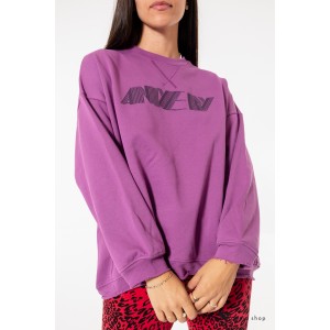 Aniye By Dafne Μακρύ Φούτερ Μοβ