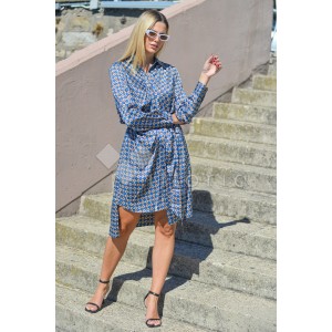 Anonyme Dixie Tie Square Φόρεμα Royal