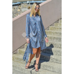 Anonyme Dixie Tie Square Φόρεμα Royal