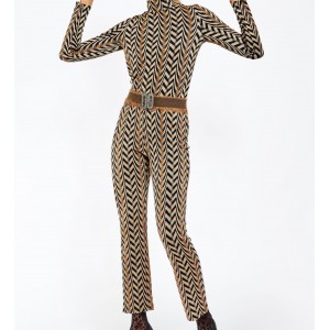 Anonyme Princess Palmira Beige Παντελόνι