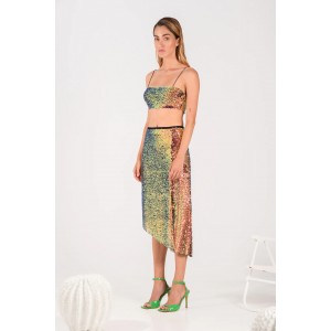 Arpyes Pussycat Dolls Multicolor Midi Φούστα