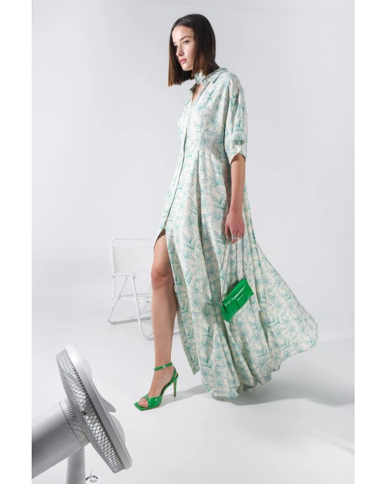 Arpyes Dylan Green Maxi Φόρεμα