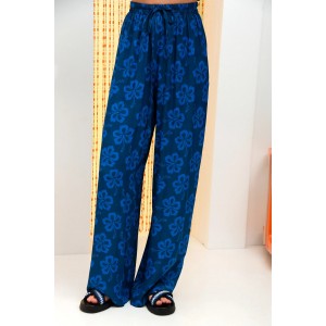 Arpyes Hibiscus Blue Παντελόνι