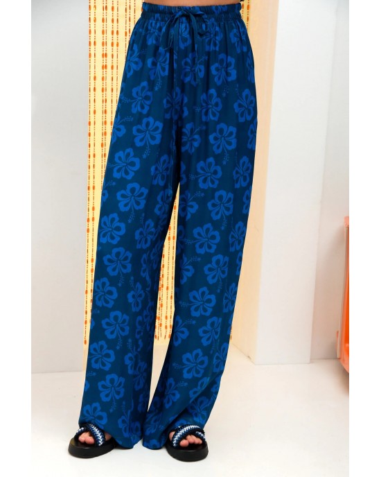 Arpyes Hibiscus Blue Παντελόνι