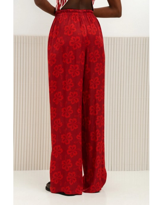 Arpyes Hibiscus Red Παντελόνι