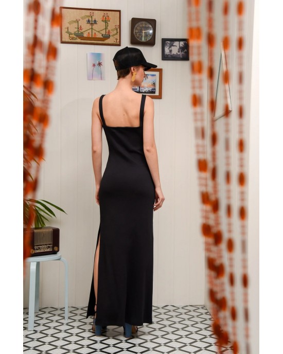 Arpyes Saltfish Maxi Black Φόρεμα