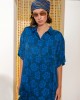 Arpyes Hibiscus Blue Πουκάμισο
