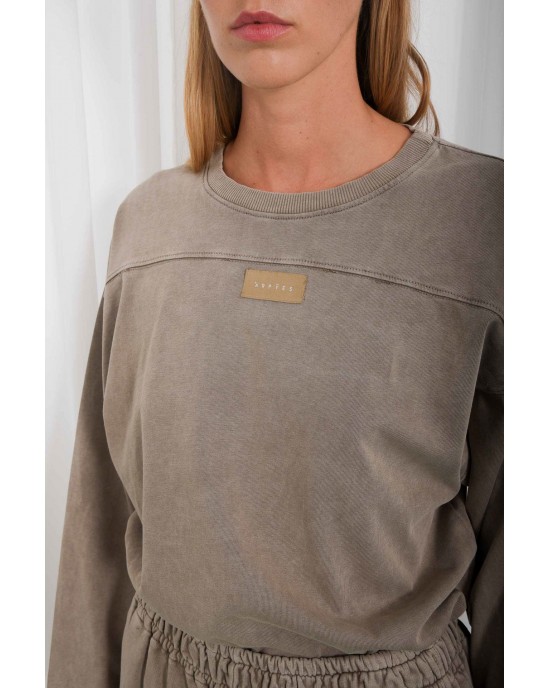 Arpyes Unique Long-Sleeved Beige Μπλούζα Arpyes Unique Long-Sleeved Beige Μπλούζα