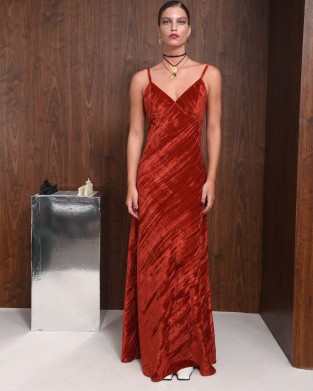 Arpyes Fearless Red Maxi Φόρεμα